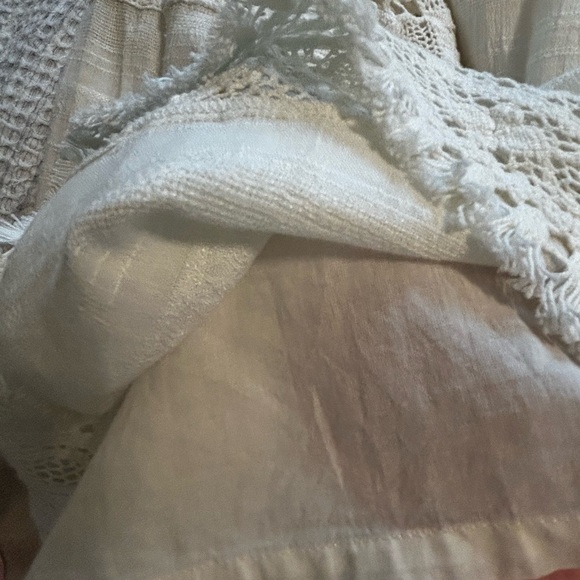 Cream-colored American Eagle off-the-shoulder dress sz XS NWT - Picture 6 of 6